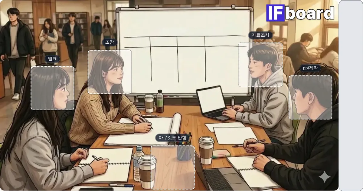 치이카와 캐릭터 조별과제 역할 정해보기